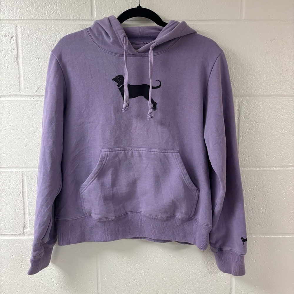 The Black Dog Purple Lavender Hoodie Sweatshirt Small | Classic Logo Pullover